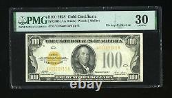 DBR 1928 $100 Gold Certificate Fr. 2405 PMG 30 Serial A01625915A