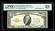 DBR 1928 $10 Gold Certificate Fr. 2400 PMG 25 Serial A73307976A