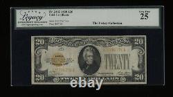 DBR 1928 $20 Gold Certificate Fr. 2402 Legacy 25 Serial A22206776A