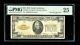 DBR 1928 $20 Gold Certificate Fr. 2402 PMG 25 Serial A06395614A