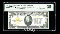 DBR 1928 $20 Gold Certificate Fr. 2402 PMG 35 Serial A32075706A