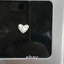 Diamond Heart Pendant Love Necklace Vs1 D 1 Carat 14k White Gold+ Certificate