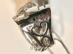 EFFY 14K WHITE GOLD DIAMOND PENDANT With 18 CHAIN CERTIFICATE OF AUTHENTICITY 255