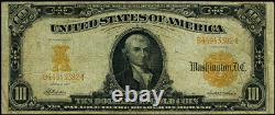 FR. 1169 A $10 1907 Gold Certificate VF