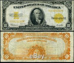 FR. 1173 $10 1922 Gold Certificate Fine+