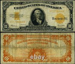 FR. 1173 $10 1922 Gold Certificate VF