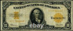 FR. 1173 $10 1922 Gold Certificate VF