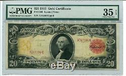 FR 1180 1905 $20 Gold Certificate 35 Choice Very Fine