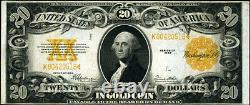 FR. 1187 $20 1922 Gold Certificate VF