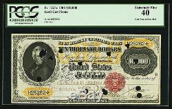 FR. 1225c 1900 $10,000 TEN THOUSAND GOLD CERTIFICATE PCGS EXTREMELY FINE-40