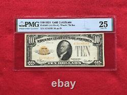FR-2400 1928 Series $10 Ten Dollar Gold Certificate PMG 25 Very Fine
