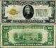 FR. 2402 $20 1928 Gold Certificate A-A Block VF Right Margin Issue
