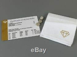 Fine Gemporia 1/2ct Diamond 9k Gold Drop Pendant with Certificate 356