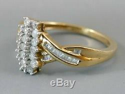 Fine Gemporia 1/3ct Diamond 9k Gold Ring Size L to M with Certificate 342