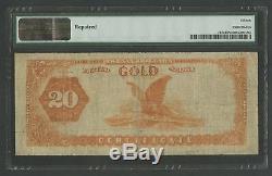 Fr1174 $20 1882 Gold Note Pmg 15 Choice Fine App Only 22 Known Ext Rare Wlm6770