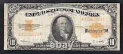 Fr. 1172 1907 $10 Ten Dollars Gold Certificate Currency Note Very Fine (b)