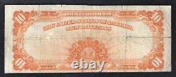 Fr. 1172 1907 $10 Ten Dollars Gold Certificate Currency Note Very Fine (b)