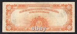 Fr. 1172 1907 $10 Ten Dollars Hillegas Gold Certificate Currency Note Very Fine