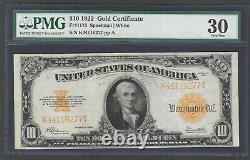 Fr. 1173 1922 $10 Gold Certificate PMG VF 30 (Speelman & White)