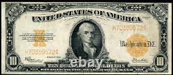 Fr 1173 1922 $10 Gold Certificate VF