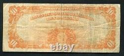 Fr. 1173 1922 $10 Ten Dollars Gold Certificate Currency Note Very Fine (b)
