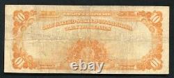 Fr. 1173 1922 $10 Ten Dollars Gold Certificate Currency Note Very Fine (c)