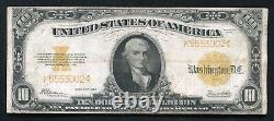 Fr. 1173 1922 $10 Ten Dollars Gold Certificate Currency Note Very Fine (d)