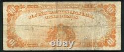 Fr. 1173 1922 $10 Ten Dollars Gold Certificate Currency Note Very Fine (j)