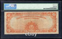 Fr. 1173 1922 $10 Ten Dollars Gold Certificate Note Hillegas Pmg Very Fine-25