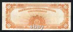Fr. 1173 1922 $10 Ten Dollars Gold Certificate U. S. Currency Note Very Fine+