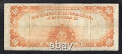 Fr. 1173 1922 $10 Ten Dollars Gold Certificate U. S. Currency Note Very Fine (e)