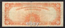 Fr. 1173 1922 $10 Ten Dollars Gold Certificate U. S. Currency Note Very Fine (g)