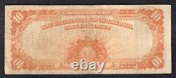 Fr. 1173 1922 $10 Ten Dollars Hillegas Gold Certificate Note Very Fine