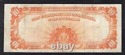 Fr. 1173 1922 $10 Ten Dollars Hillegas Gold Certificate Note Very Fine+