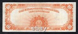 Fr. 1173 1922 $10 Ten Dollars Hillegas Gold Certificate Note Very Fine+ (d)