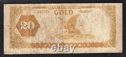 Fr. 1178 1882 $20 Twenty Dollars Gold Certificate Currency Note Very Fine
