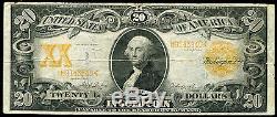 Fr. 1185 1906 $20 Twenty Dollars Gold Certificate Currency Note Very Fine