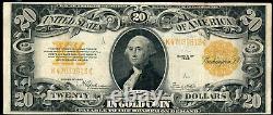 Fr 1187 1922 $20 Gold Certificate VF