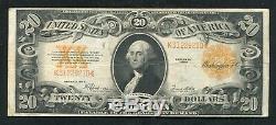 Fr. 1187 1922 $20 Twenty Dollars Gold Certificate Currency Note Very Fine+