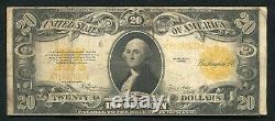 Fr. 1187 1922 $20 Twenty Dollars Gold Certificate Currency Note Very Fine (b)
