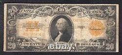 Fr. 1187 1922 $20 Twenty Dollars Gold Certificate Currency Note Very Fine (h)