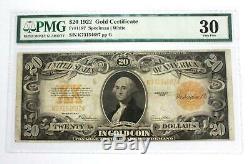 Fr#1187 Series 1922 $20.00 Gold Certificate Speelman/white Pmg 30 Very Fine