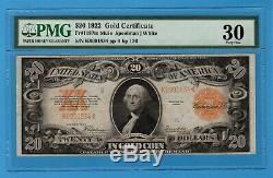 Fr. 1187m. 1922 $20 Gold Certificate Mule Note. PMG Very Fine 30