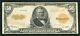 Fr. 1200 1922 $50 Fifty Dollars Gold Certificate Currency Note Very Fine+