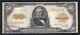 Fr. 1200 1922 $50 Fifty Dollars Gold Certificate Currency Note Very Fine