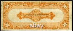 Fr 1200 1922 $50 Gold certificate PMG 15 Choice Fine