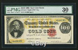 Fr. 1210 1882 $100 One Hundred Dollars Gold Certificate Pmg Very Fine 30
