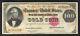Fr. 1214 1882 $100 One Hundred Dollars Benton Gold Certificate Note Very Fine