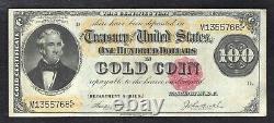 Fr. 1214 1882 $100 One Hundred Dollars Benton Gold Certificate Very Fine+