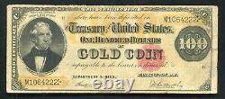 Fr. 1214 1882 $100 One Hundred Dollars Gold Certificate Note Very Fine